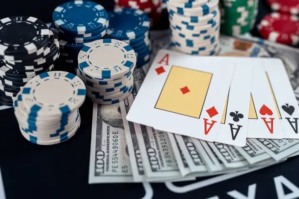 Live dealer blackjack table with professional croupier